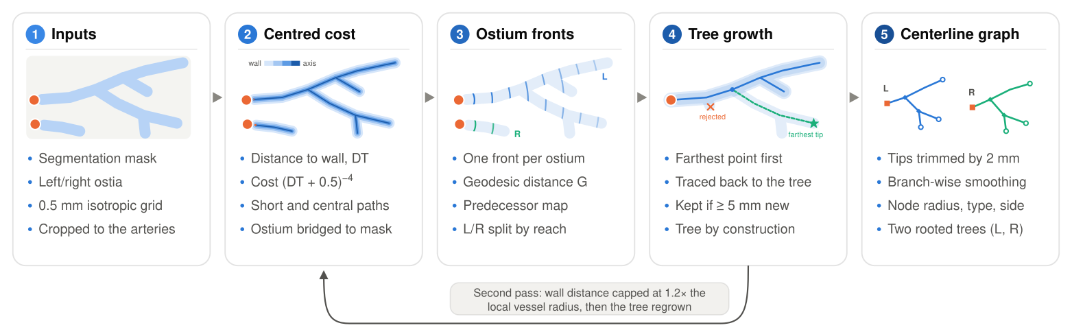 Centerline extraction pipeline